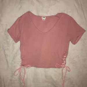 Pink Crop Top